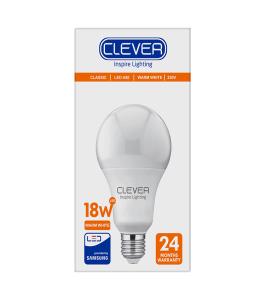 لامپ ال ای دی حبابی آفتابی 18 وات کلور