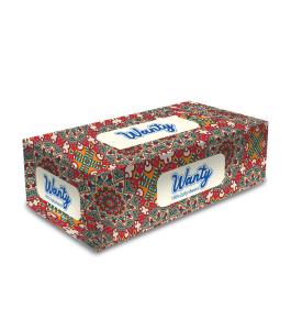 دستمال کاغذی جعبه‌ای 100 برگ 2 لایه