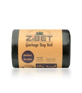 کيسه زباله نيم کيلويی متوسط 40 عددی زيبت