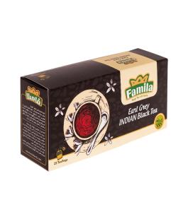 چای کیسه‌ای (تی بگ) معطر بدون لفاف بسته ۲۵ عددی