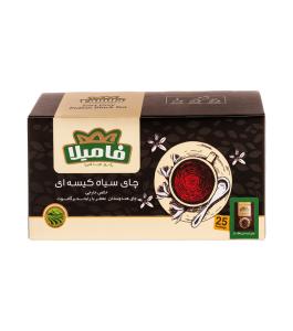 چای کیسه‌ای (تی بگ) معطر لفاف‌دار ۲۵ عددی
